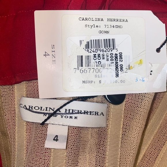 Carolina Herrera Spaghetti Strap Dress - Picture 6 of 6